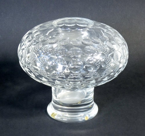 Vase cristal taillé - vase,