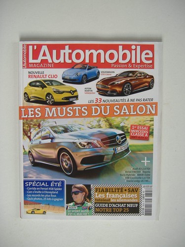 Automobile magazine 795 - l'automobile,