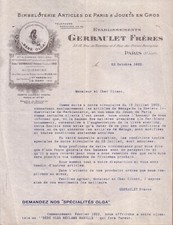 PARIS - LETTRE GERBAULET