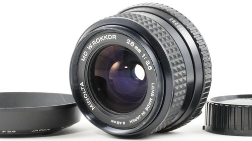 Objectif minolta rokkor - md, w.rokkor
