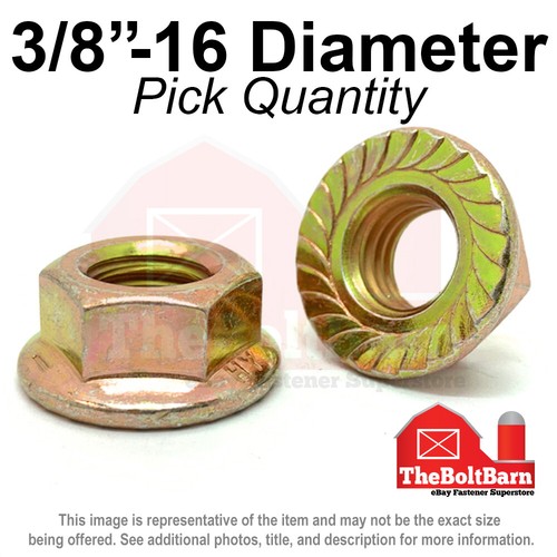 Grade 8 serrated - 3/8"-16,