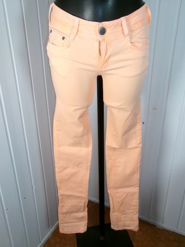 Vintage pantalon jean orange - pantalon,