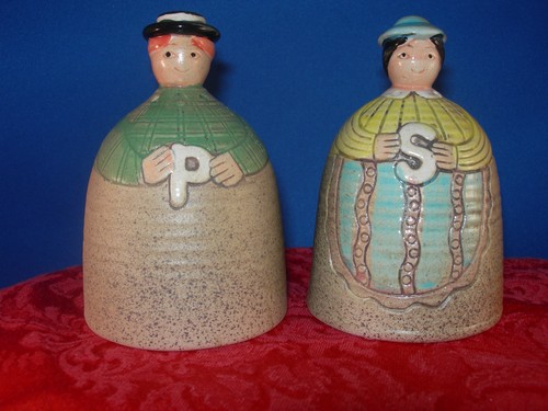 Vintage salt pepper - &, 2