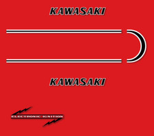 KAWASAKI 500 H1 MACH III 1970 - Red - Decals stickers - 1970