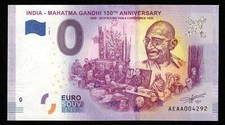 Billet 0 Euro - GANDHI 150th ANNIVERSARY ROUND TABLE CONFERENCE 1930 2020-8 UNC