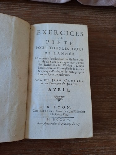 Année chretienne avril - année,