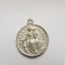 Médaille religieuse en alu Virgo  Carmeli