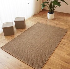 Tapis en jute, lavable en machine pour jardin, cuisine, chambre à coucher,...