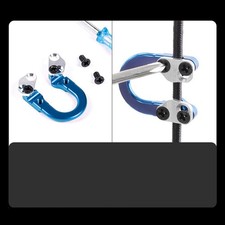 Flèches sécurisées en place avec anneau en boucle D en métal pour chasse aux