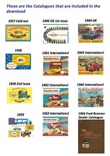 Matchbox Catalogues 1957 1958