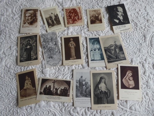 Lot images pieuses - ,