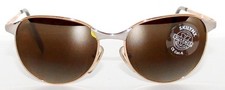 359$ Vintage defective Vuarnet 040 Gold Sunglasses Skylinx mineral glass lens