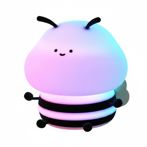 Veilleuse abeille silicone - abeille, en