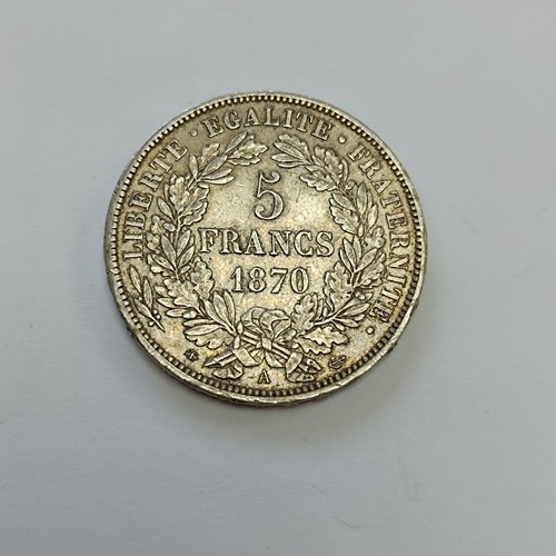 Francs argent cérès - 5,
