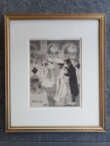 Gravure eau forte estampe abel - estampe,