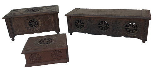 Anciens meubles miniatures - anciens,