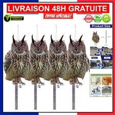 Lot de 4 Effaroucheurs Oiseaux