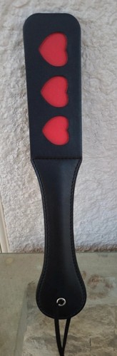 Cravache double paddles cuir - double,