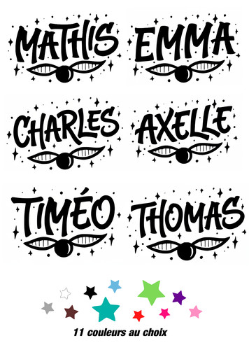 Sticker personnalisé chambre - sticker,