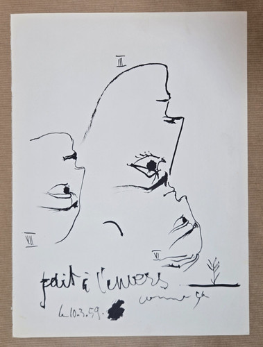 Lithographie noir blanc - et,
