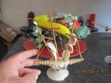 Ancien Coquillage Bateau