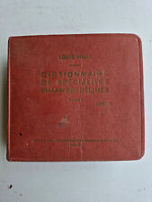 Dictionnaire de specialités