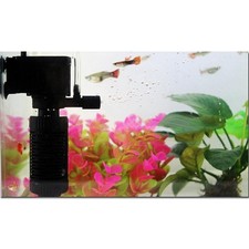 3-en-1 multifonctionnel aquarium filtre oxygène pompe pompe biochimique filtre