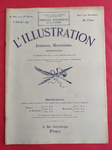 Journal illustration 3857 - l'illustration, n°3857