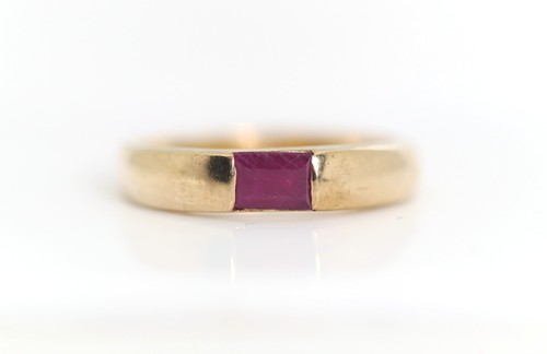 Bague vintage jaune - en,