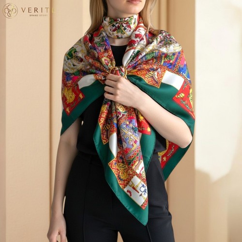 Rare vintage foulard soie - foulard,