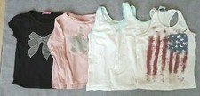 Lot Vêtements Fille 5 T-shirts 5/6 ans parfait état. ref5