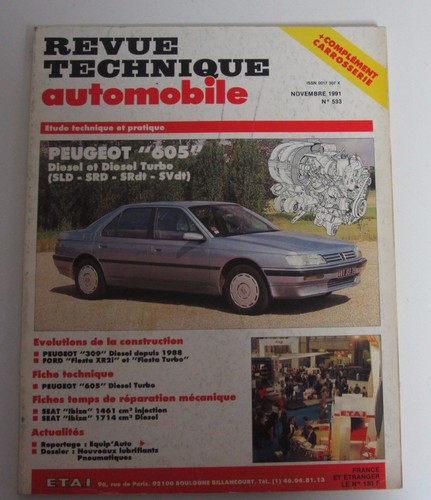 Revue technique rta 533 - technique,