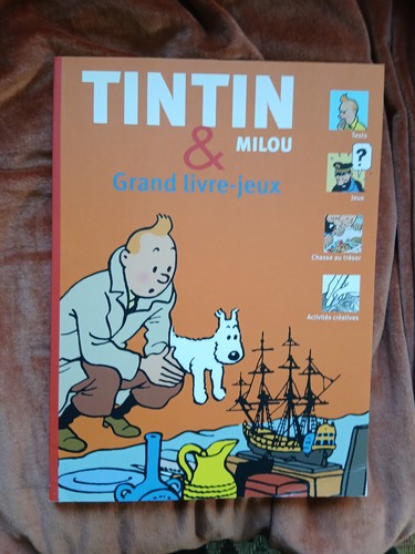 Tintin grand album jeux herge - tintin,