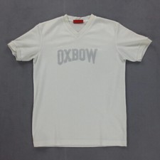 T-Shirt Surf Vintage Y2K Oxbow M Blanc Logo Spellout Col V Sportswear
