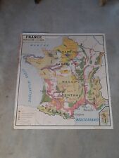 Ancienne Carte Scolaire rossignol France Agriculture et Élevage  - Pêche