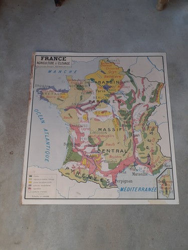 Ancienne carte scolaire - carte,