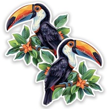 Autocollant TUCAN animal autocollant vinyle premium pour voiture moto casque ...