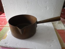 Ancienne casserole en cuivre à sucre ou chocolat chocolat