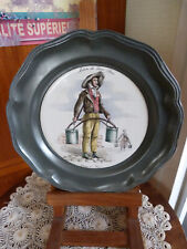 Assiette Métiers du Vieux