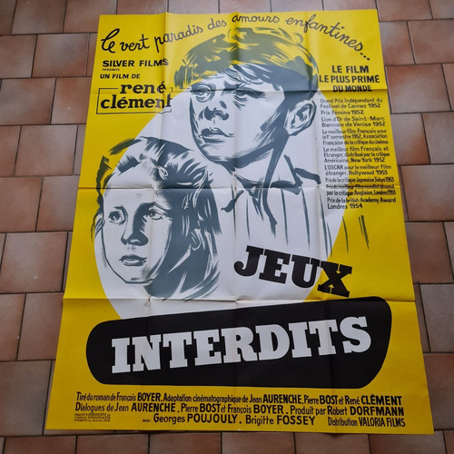 Ancienne grande affiche de - ancienne,