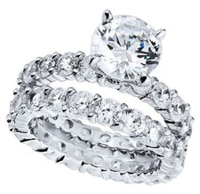 Certifié GIA Diamant Set