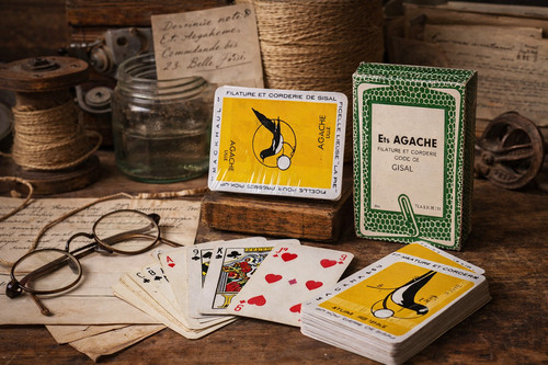 Jeu cartes ancien - de,