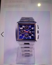 Montre Adidas Acier Cronographe Excellent État