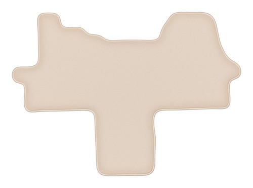 Tapis sol velours beige - sol, en