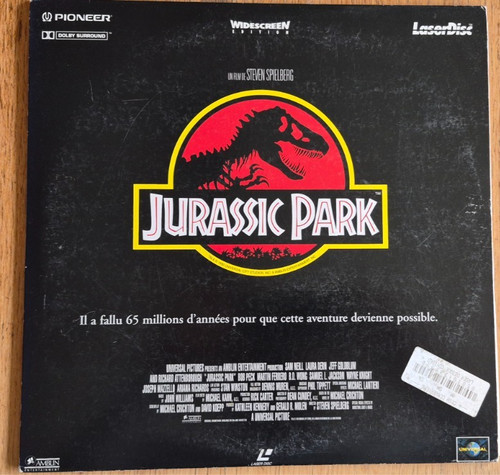 Laserdisc jurassic park - ld,