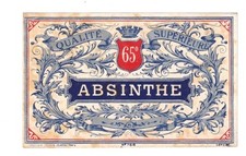 Ancienne étiquette Absinthe