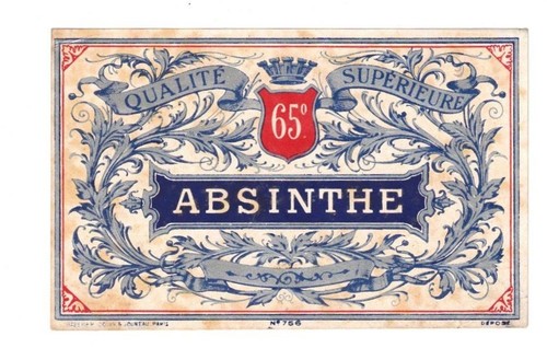 Ancienne étiquette absinthe - ancienne,