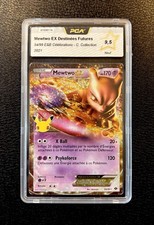 Carte Pokémon Mewtwo EX 54/99 Destinées Futures  PCA 9,5 2021 Neuve