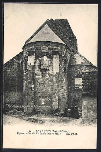 Cpa lavardin église - cpa, Église,