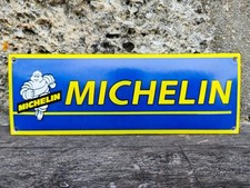 🇫🇷 Plaque émaillée Garage Bandeau MICHELIN 🇫🇷 Enamel sign no dunlop pirelli